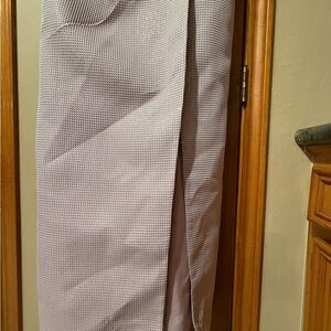 Kay Unger Textured Gray Pencil Skirt